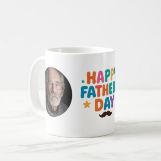 Caneca De Café Dia de os pais Feliz Foto Personalizada