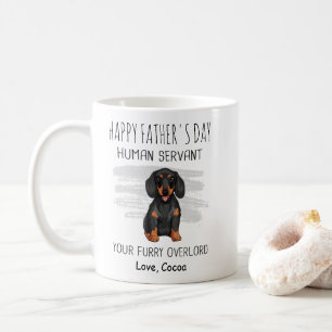 Caneca De Café Dia de os pais Feliz, pai Dachshund Coffee Mug