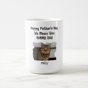 Caneca De Café Dia de os pais Personalizado - Mug Cat