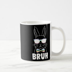 Caneca De Café Dia de Páscoa Engraçado Coelho Face de Coelho Gles