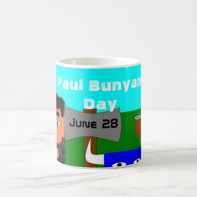 Caneca De Café Dia de Paul Bunyan (Centro)