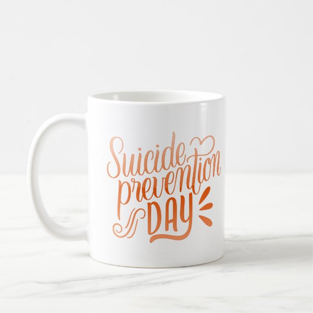 Caneca De Café dia de prevenção do suicídio (Esquerda)