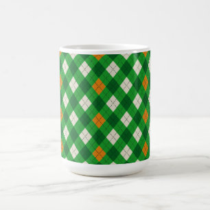 Caneca De Café Dia de São Patrício argila colorido irlandês