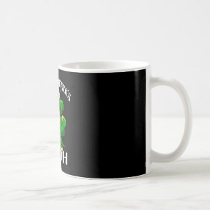 Caneca De Café Dia de São Patrício Bruh Pug Cão Pai Mãe Clube Men