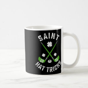 Caneca De Café Dia de São Patrício Chapéu de Truques de Hóquei Tr