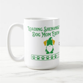 Caneca De Café Dia de São Patrício com Gnome Mãe de Cachorro Trav