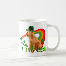 Caneca De Café Dia de São Patrício Terrier irlandês