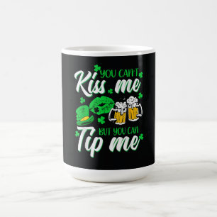 Caneca De Café Dia de São Patrício Trevo Sortudo