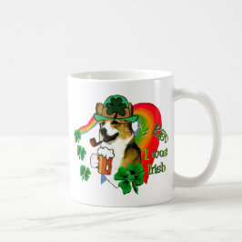Caneca De Café Dia de São Patrício Welsh Corgi