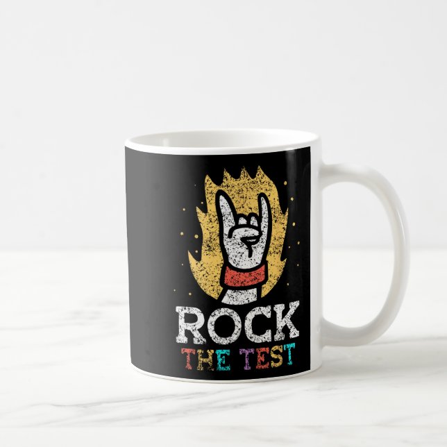 Caneca De Café Dia de Teste do Teste de Pontuação do Professor (Direita)