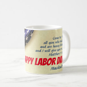 Caneca De Café DIA DE TRABALHO FELIZ Personalizado Escritura de