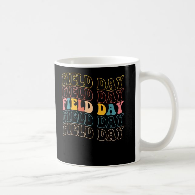 Caneca De Café Dia do Campo Escolar Diversão Professora Crianças  (Direita)