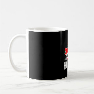 Caneca De Café dia do Canadá hóquei patriótico folha de bordo can