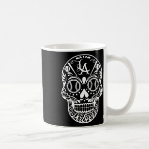 Caneca De Café Dia Do Crânio De Açúcar De Los Angeles Dos Cinco M