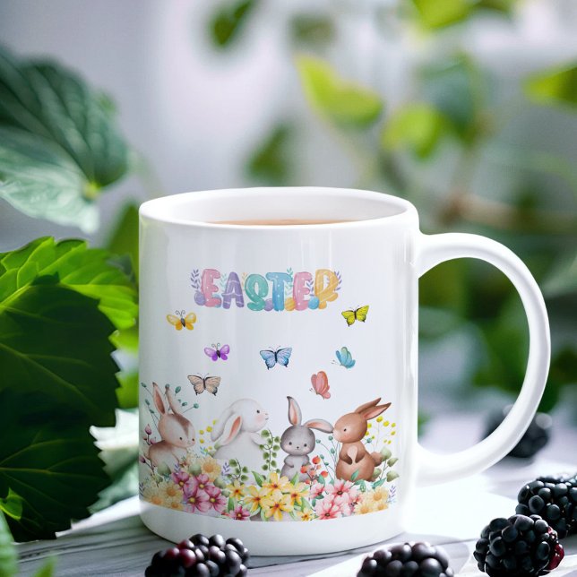 Caneca De Café Dia do Felz pascoa Engraçado (Criador carregado)
