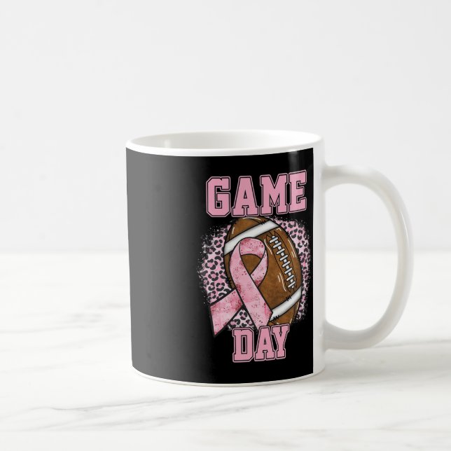 Caneca De Café Dia do Jogo - A Consciência do Cancer Mama - Futeb (Direita)