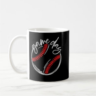Caneca De Café Dia do Jogo Baseball Vida Softball com Beisebol