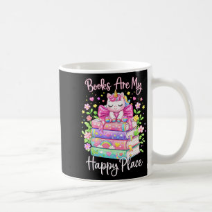 Caneca De Café Dia do livro 2026 fantasia - livros são felizes