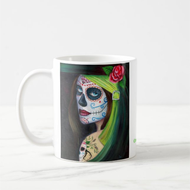 Caneca De Café Dia do morto por Lori Karels (Esquerda)