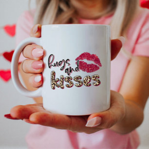 Caneca De Café Dia do Namorados dos Abraços e Beijos