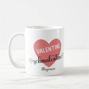 Caneca De Café Dia do namorados Schmalentine Anti-Valentine