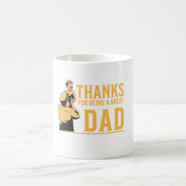 Caneca De Café Dia do Pai, Obrigados por ser um pai excelente