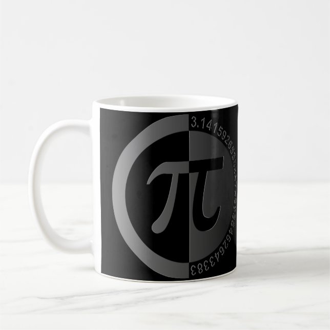 Caneca De Café Dia do Pi (Esquerda)