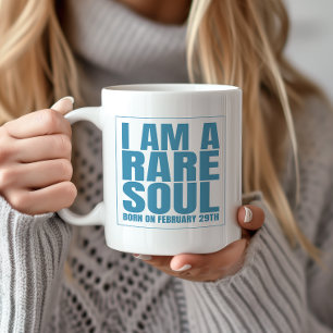 Caneca De Café Dia do Salto 29 Fev Leap Ano Aniversário A Alma Ra