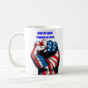 Caneca De Café Dia do trabalho, bandeira americana