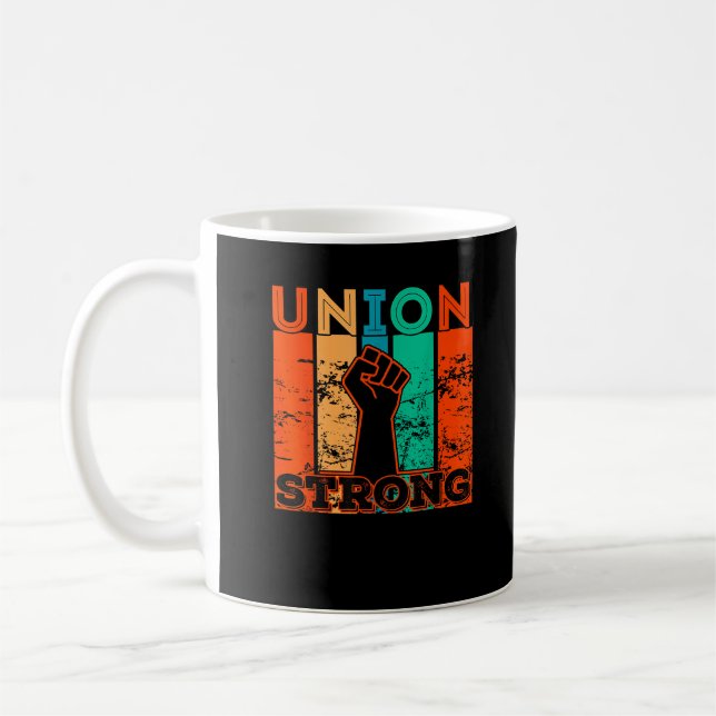 Caneca De Café Dia do Trabalho do Sindicato dos Trabalhadores da  (Esquerda)