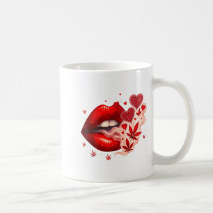 Caneca De Café Dia dos Namorados Amante de Maconha Babe de Erva 