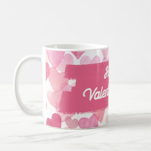 Caneca De Café dia dos namorados felizes, presentes de dia de os  (Esquerda)
