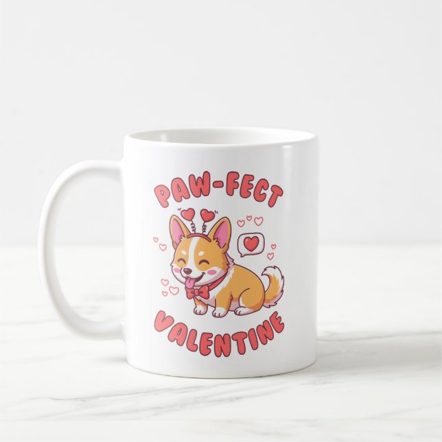 Caneca De Café Dia dos Namorados Perfeito - Presente de Dia dos N (Esquerda)