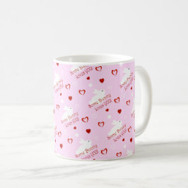 Caneca de Café Dia dos Namorados Some Bunny Loves