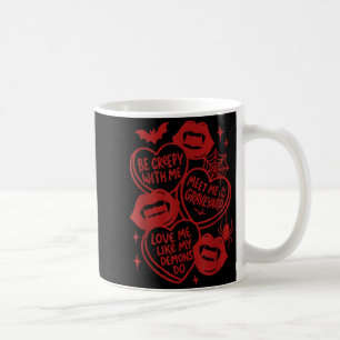 Caneca De Café Dia dos Namorados Vampiro Valoween Amantes Seja um
