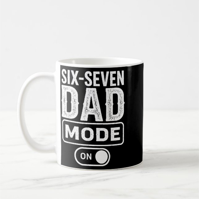 Caneca De Café Dia dos Pais 6 7 Meme Pai Engraçado Sarcástico Sei (Esquerda)