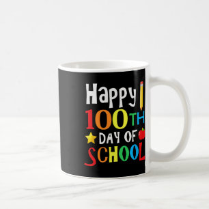 Caneca De Café Dia dos Professores Crianças Feliz 100 Dias 1