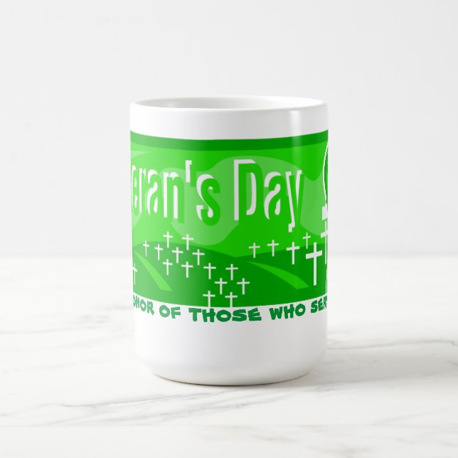 Caneca De Café Dia dos Veteranos e Cruzes - (Centro)
