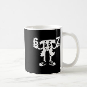 Caneca De Café Dia engraçado 3.14 símbolo 67 meme piada de matemá