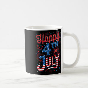 Caneca De Café Dia Feliz 4 de julho
