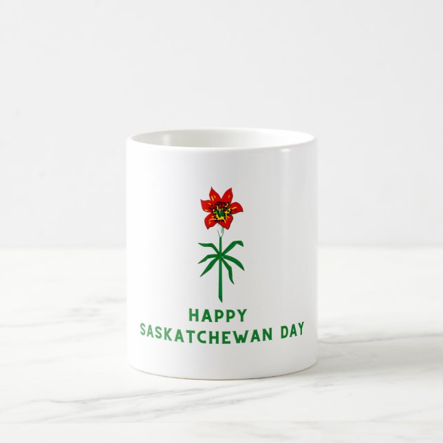 CANECA DE CAFÉ DIA FELIZ DE SASKATCHEWAN (Centro)