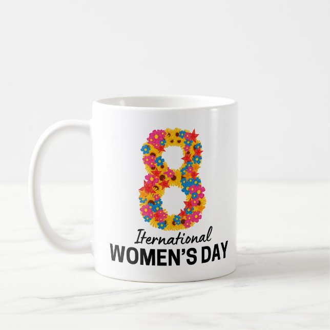 CANECA DE CAFÉ DIA INTERNACIONAL DA MULHER (Esquerda)