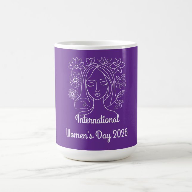 Caneca De Café Dia Internacional da Mulher 2026 (Centro)