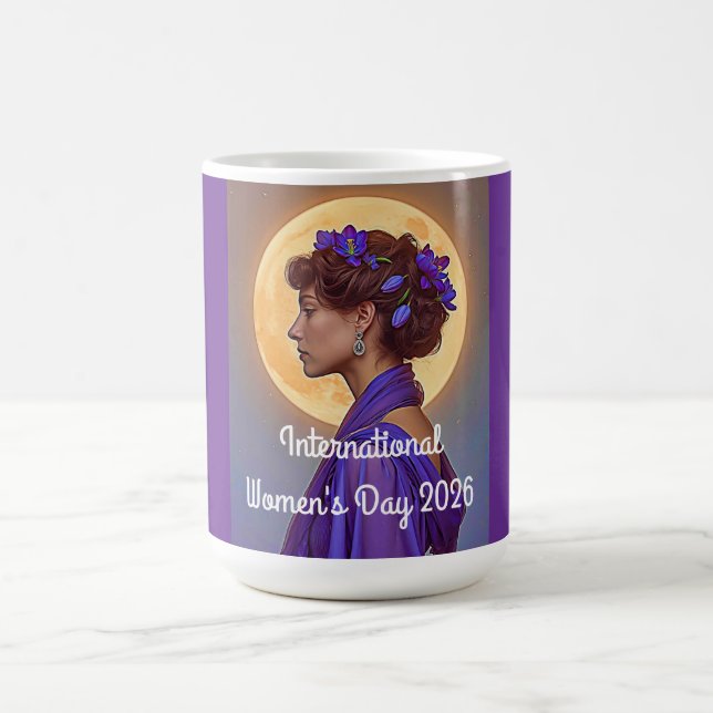 Caneca De Café Dia Internacional da Mulher 2026 (Centro)