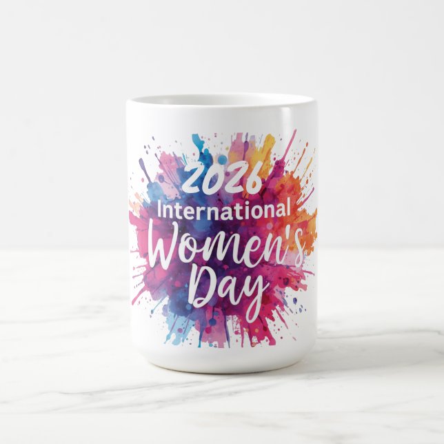 Caneca De Café Dia Internacional da Mulher 2026 (Centro)
