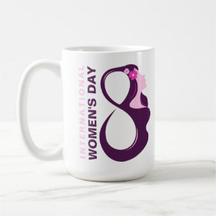 Caneca De Café Dia Internacional da Mulher 8 de Março