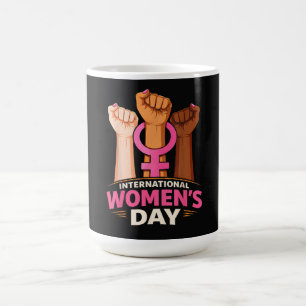 Caneca De Café Dia Internacional da Mulher 8 de Março
