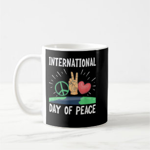Caneca De Café Dia Internacional da Paz das Nações Unidas