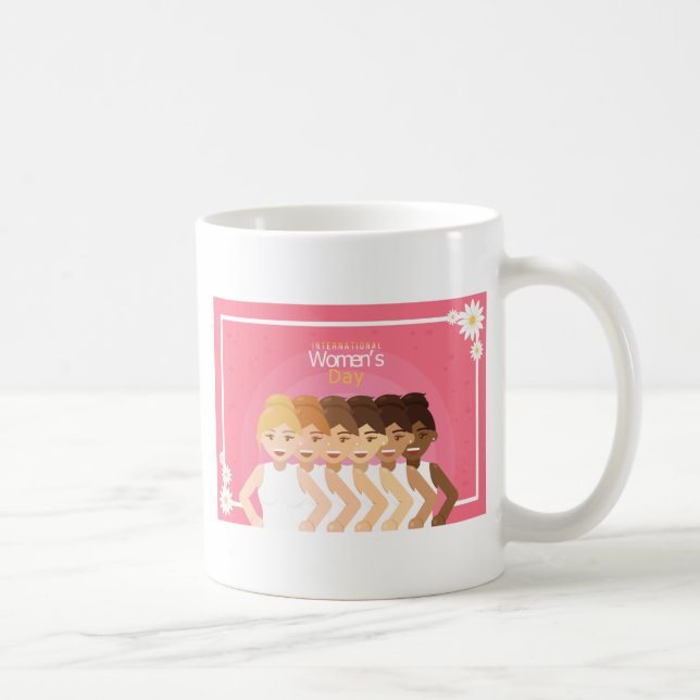 Caneca De Café Dia Internacional das Mulheres (Direita)