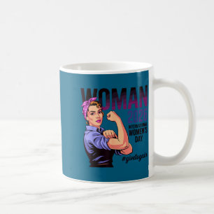Caneca De Café Dia internacional das mulheres 2026 marcha dar par
